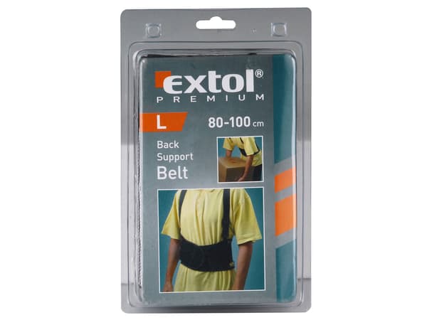 EXTOL PREMIUM lantiotukivyö, koko L, 80–100 cm