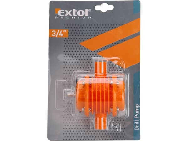 EXTOL PREMIUM pump för borrmaskin för 3/4" slang
