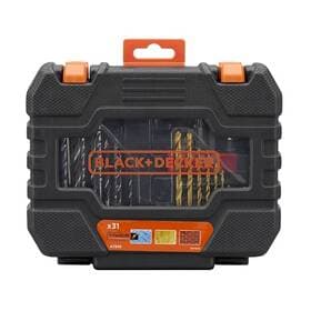 BLACK+DECKER 31-delars borr- och skruvbitsats A7233
