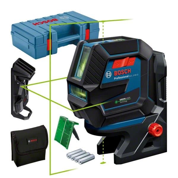 Bosch GCL 2-50 G kombinationslaser, grøn, 0601066M00