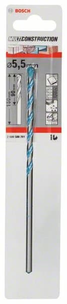 Bosch CYL-9 Multi Construction universalborr 6,5 x 90 x 150 mm