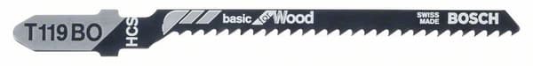 Bosch T 119 B Basic for Wood -sahanterät kourasahaan, 3 kpl