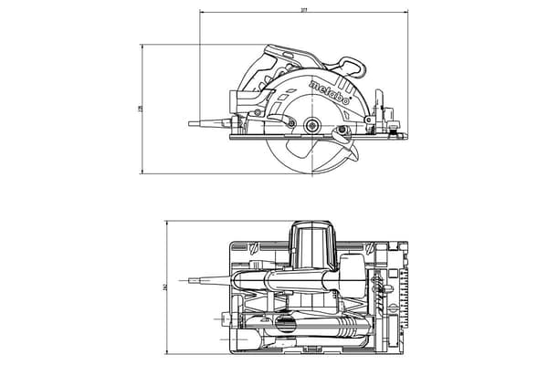 Metabo KS 55 FS håndrundsav 600955500
