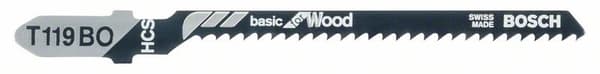 Bosch T 119 B Basic for Wood -sahanterät kourasahaan, 3 kpl