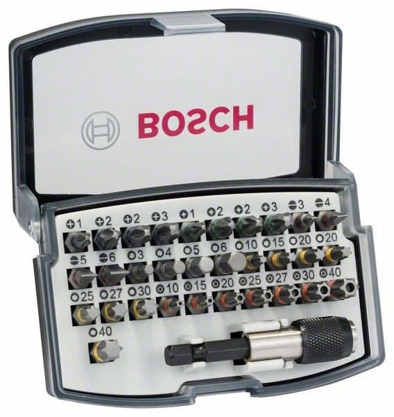 BOSCH 32dílná sada šroubovacích bitů 2607017319