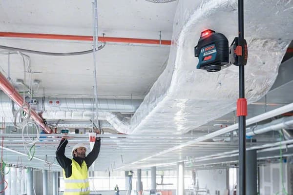 BOSCH GLL 3-80 Krysslaser 3x360° med batteri