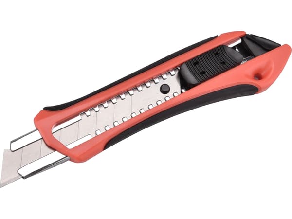 EXTOL PREMIUM hobbykniv med metalforstærkning, 18 mm, Auto-lock