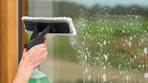 Bosch GlassVAC suihkepullo ja mikrokuituliina - կիրառ?