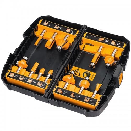 DeWalt 12-osainen jyrsinteräsarja DT90016