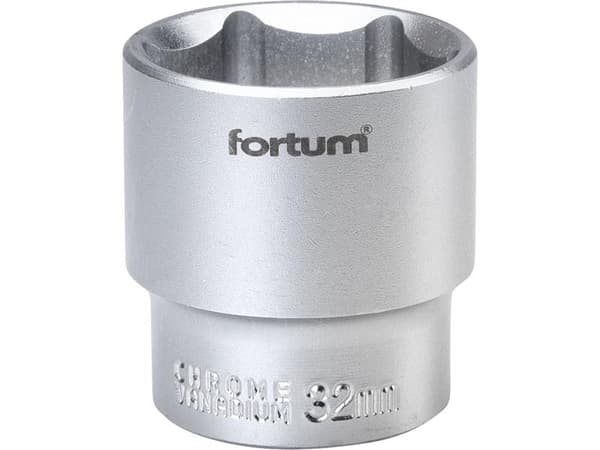 FORTUM hylsa 1/2", 32 mm, längd 44 mm