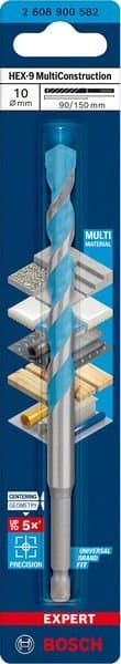 BOSCH EXPERT HEX-9 MultiConstruction borr 10x90x150 mm 2608900582