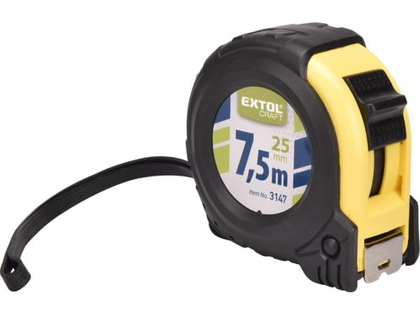 EXTOL CRAFT Rullmåttband, 7,5 m, 25 mm