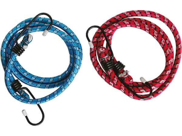 EXTOL CRAFT spännremmar med krokar, 2-pack, 100 cm x 8 mm
