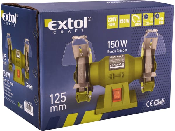 EXTOL CRAFT Bruska stolní dvoukotoučová 410120