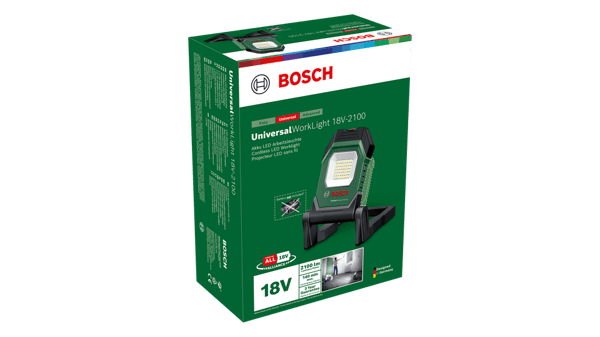 BOSCH UniversalWorkLight 18V-2100 akkutyövalo, 06039A1300