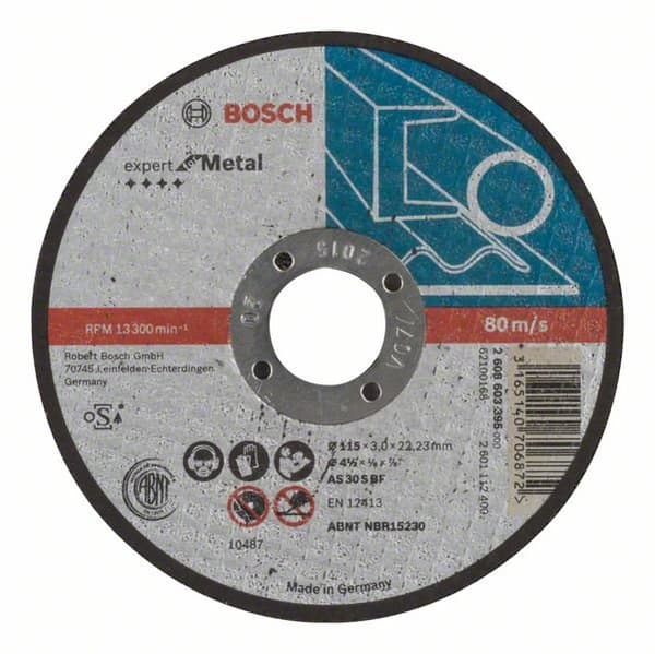 BOSCH suora katkaisulaikka A 30 S BF metallille, 150 mm, 2,5 mm, 2608600382