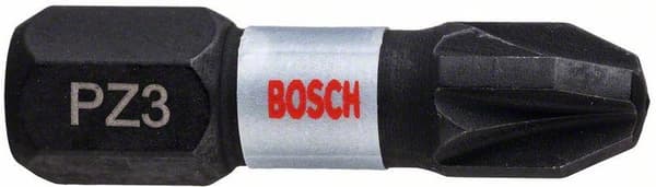 BOSCH Impact Control PZ3 bits 25 mm, 2 stk. 2608522402