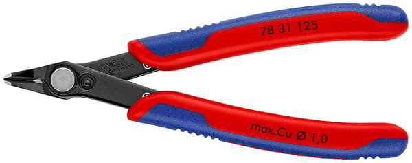 Knipex Electronic Super Knips® precisionssidavbitare brunerade 125 mm