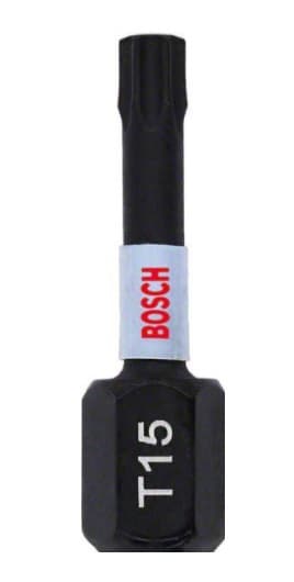 BOSCH Impact Control T15 bit, 25 mm, 2 stk. 2608522473