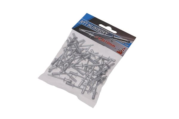 LEVIOR Alumiininiitit 4,8 x 10 mm, 50 kpl