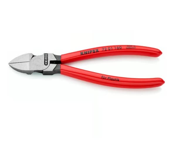KNIPEX sidavbitare för plast, 160 mm 7201160