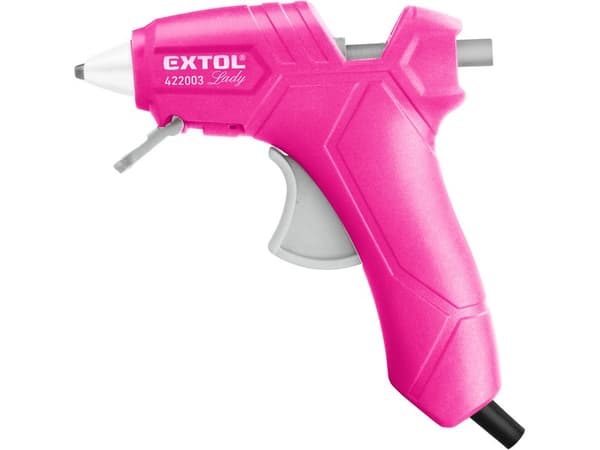 EXTOL LADY smältlimspistol, rosa 422003