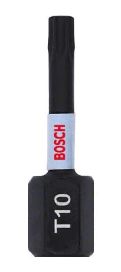 BOSCH Impact Control bits T10 25 mm, 2-pack 2608522472