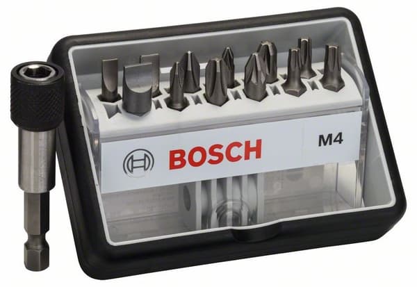 BOSCH 12+1-delars bitsats Robust Line Extra-Hart 25 mm 2607002566