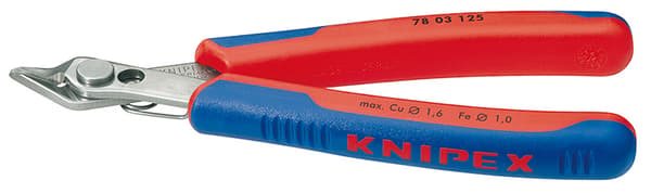 KNIPEX Electronic Super Knips med flerkomponentsgrepp, 125 mm