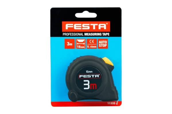 FESTA Måttband Autolock 3 m x 16 mm