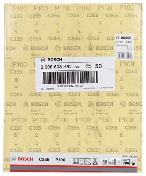 Bosch slipark C355, 230 x 280 mm, P100