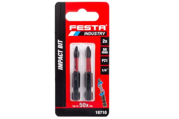 FESTA INDUSTRY torsionsbits PZ1 50 mm S2 1/4" 2-pack