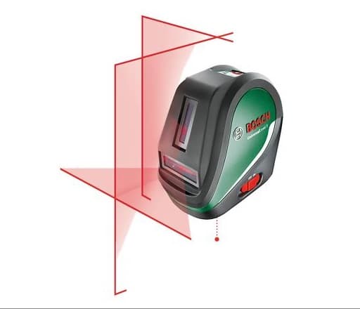 Bosch UniversalLevel 3 ristilaser, itsetasaava, 3 x AA, 10 m