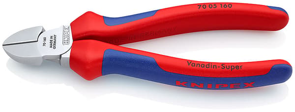 Knipex sidebidetang, forkromet, 160 mm