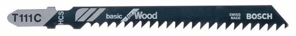 BOSCH sticksågblad T 119 B Basic for Wood, 3 st, 2608630808