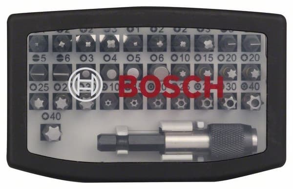 BOSCH 32dílná sada šroubovacích bitů 2607017319