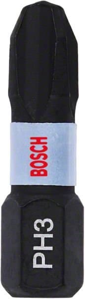 Bosch PH3 Impact Control -ruuvauskärki 25 mm, 2 kpl 2608522469