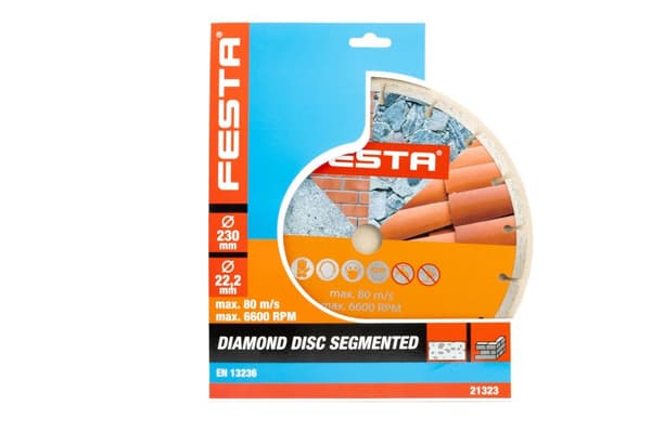 FESTA segmenterad diamantklinga 230x2,6x22,2 mm 21323.01