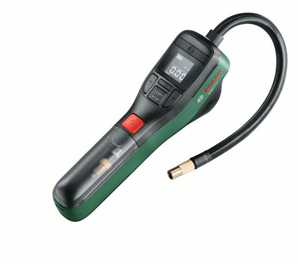 Bosch EasyPump akku luftpumpe 10,3 bar med USB-C, LED-lys og tilbehør