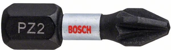 BOSCH Impact Control skruvbits PZ2, 25 mm, 2 st 2608522401