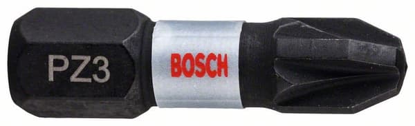 BOSCH Impact Control PZ3 bits 25 mm, 2 stk. 2608522402