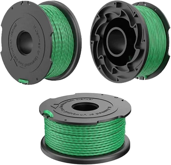 BLACK+DECKER Reservspole med tråd 2 mm, 3-pack A6486