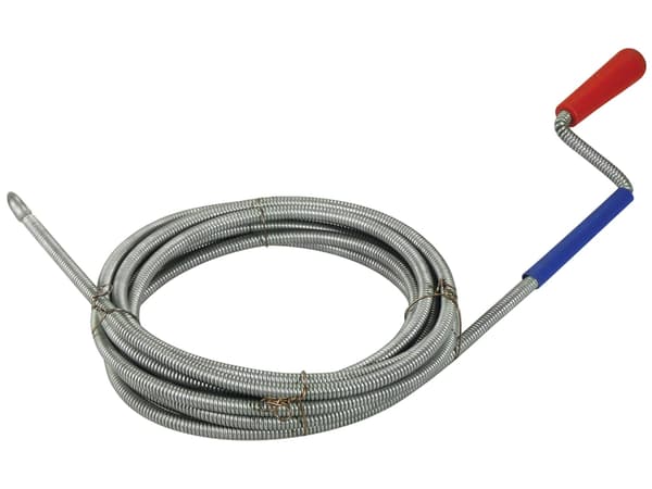 EXTOL PREMIUM rensspiral för avlopp, 5 m x 9 mm