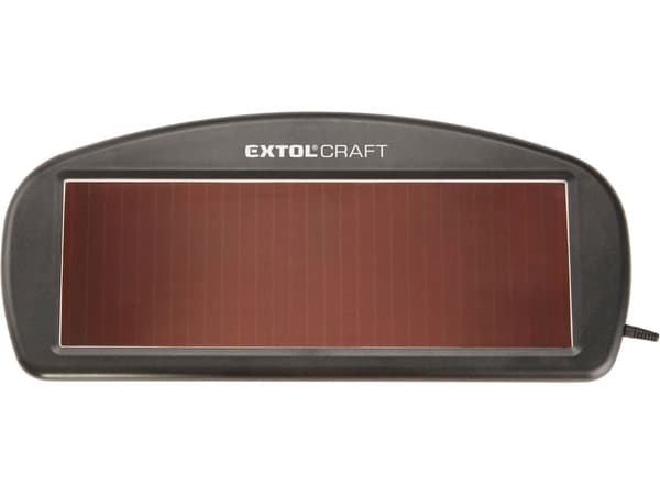 EXTOL CRAFT Solcelle batterioplader til bil, 1,5 W, 100 mA
