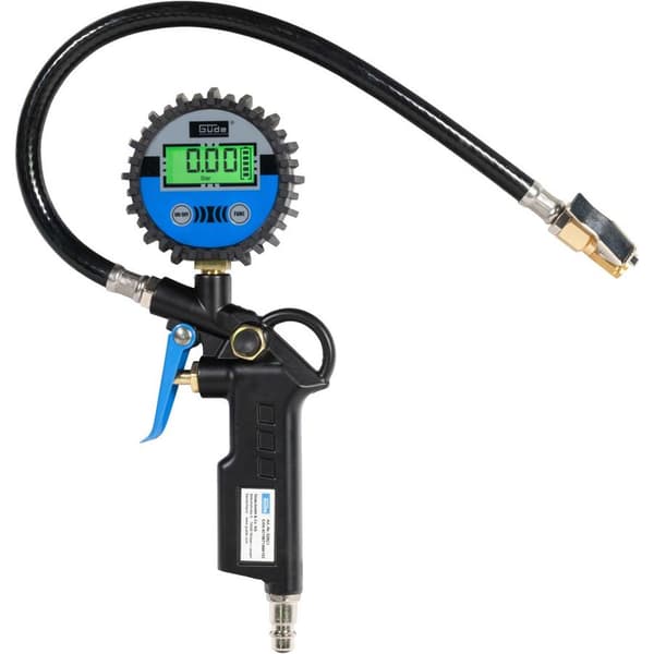GÜDE Dækpumpe 11 E 2823 med digitalt LCD-manometer