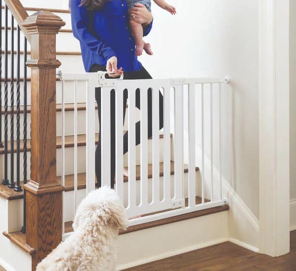 Spennegrind SafetyGate Leon HomeSafety tre 76-96 cm