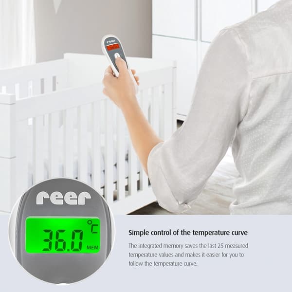 Febertermometer Non Contact infrarød 3-i-1, REER