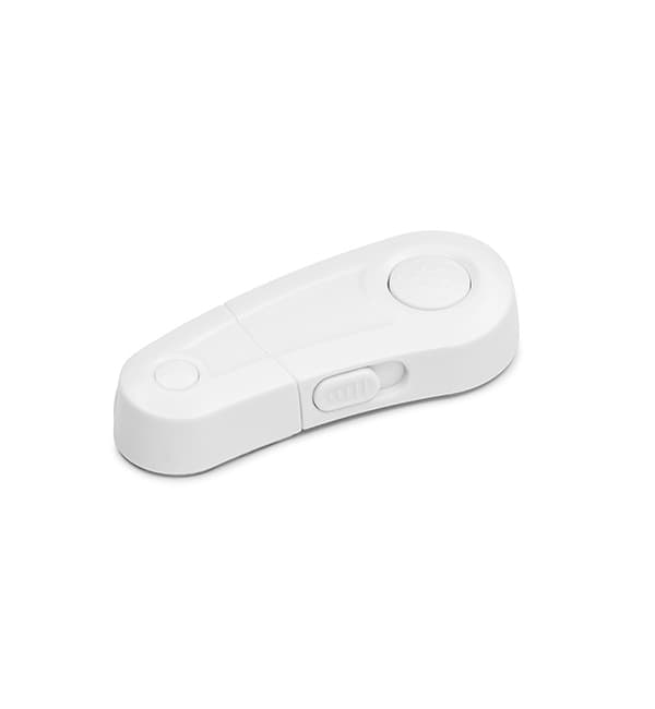 Dubbeldörrslås Hasp HomeSafety 4-pack