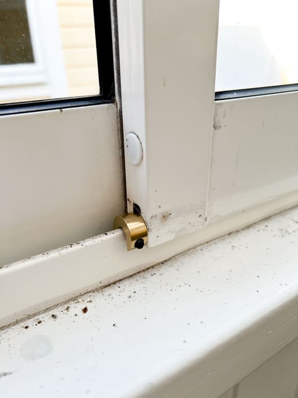 Vinduslås metall HomeSafety 4-pakning
