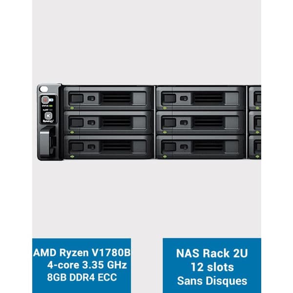 Synology RS2423+ Lagringssystemer